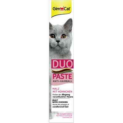Паста для животных GimCat DUO PASTE Anti-hairball malt with chicken мальт и курица 50 г (4002064427201) Винница