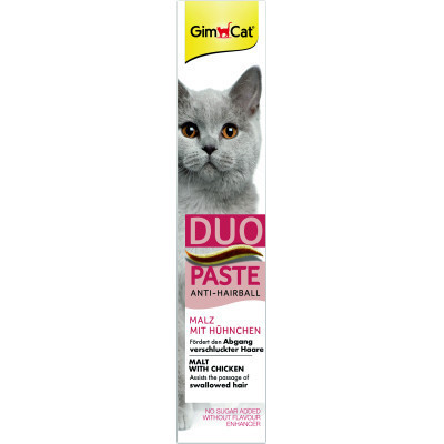 Паста для животных GimCat DUO PASTE Anti-hairball malt with chicken мальт и курица 50 г (4002064427201) Винница - изображение 2