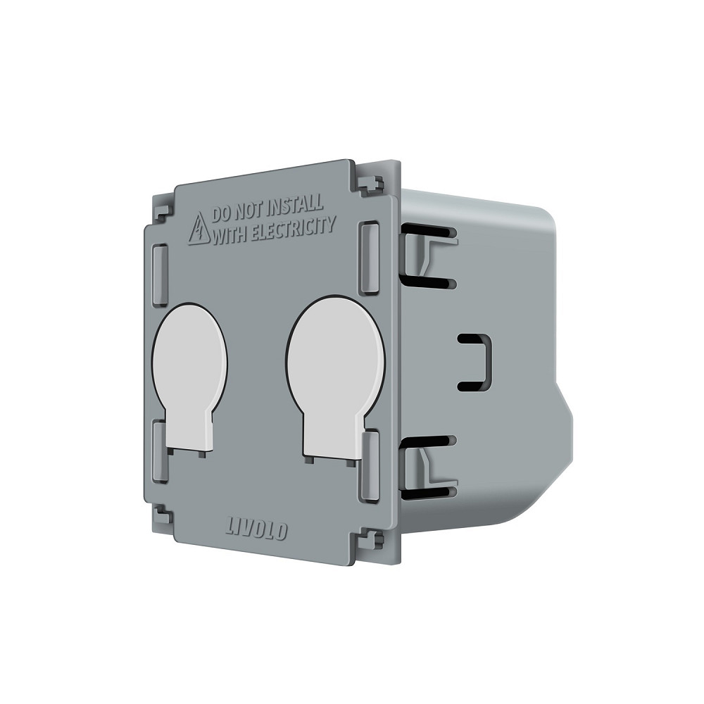 LIVOLO Розумний сенсорний вимикач LIVOLO, 2-сенсорний, ZigBee, 5А 230В, без нейтралі, сумісний Коломия - фото 3