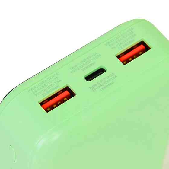 УМБ Remax RPP-521 20000 mAh 22.5W micro-USB Type-C быстрая зарядка салатовый RPP521G Киев
