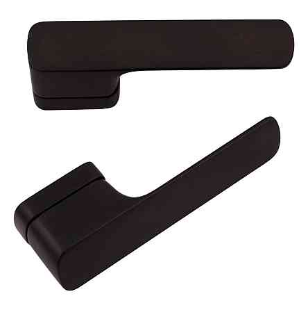 Дверна ручка на розетці M&T Minimal2.0 147780 TIN-K титан/чорний матовий Київ