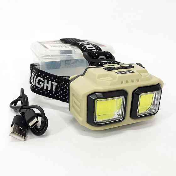 Налобна лампа, Ліхтар на голову з розсіяним світлом, Ліхтарик на голову із зарядкою AM-25 Львів