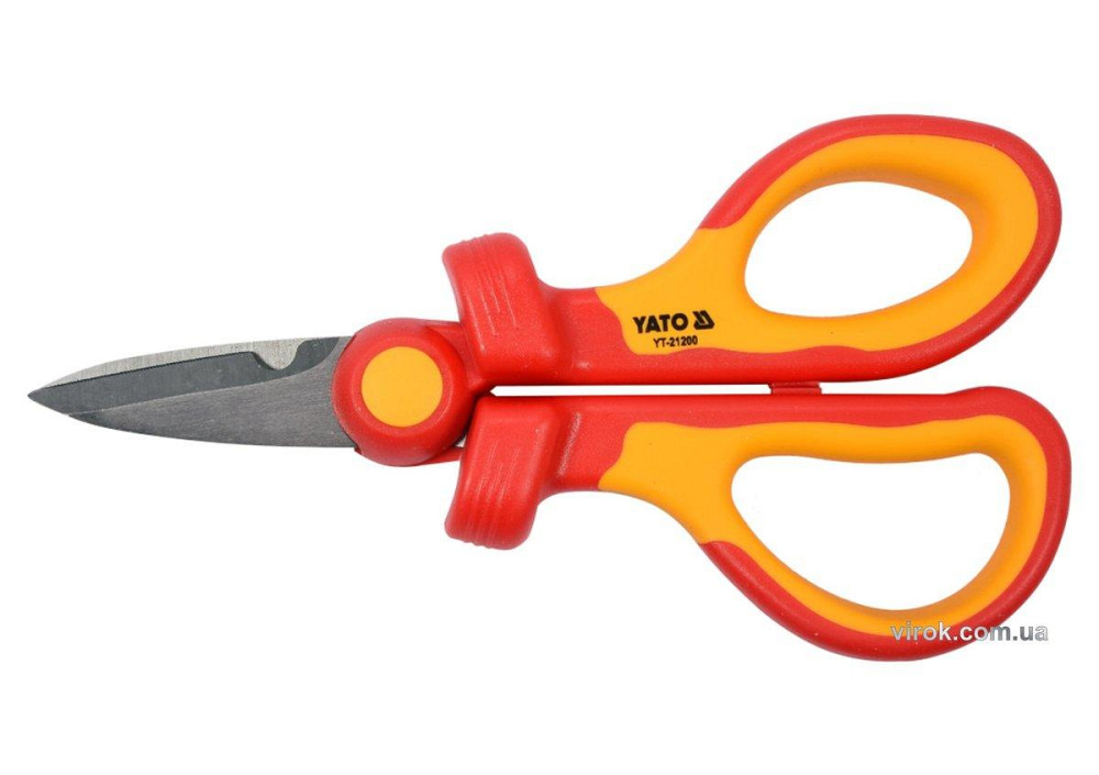 Ножиці універсальні YATO; Хр-Ван l=160 мм з діелектр. ізольованими ручками 1000 В [6/48] Одесса - изображение 1