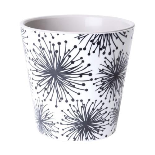 Вазон Деко зі вставкою 16*15,5мм білий Етно Алеана Житомир - фото 6