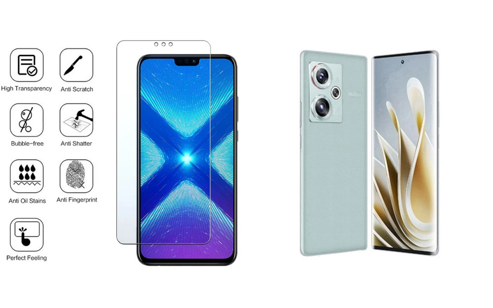 Защитное стекло NeoGlass для Nubia Z50 – ультрапрозрачное и устойчивое Киев - изображение 4