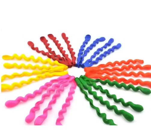 Кульки Спіраль набір 50 штук 40 дюймів різнобарвний Київ - фото 5