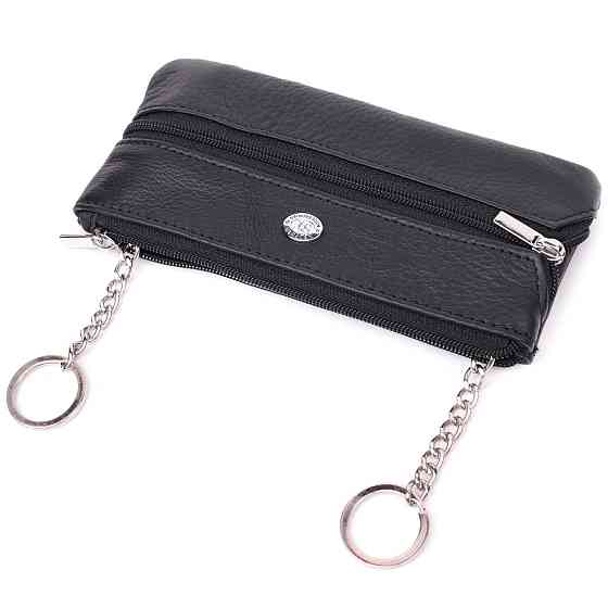 Універсальна ключниця із натуральної шкіри ST Leather 22511 Чорний Київ