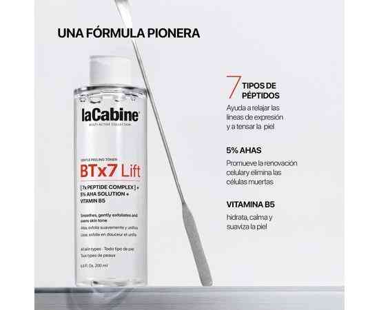 Тоник-пилинг с 7-пептидным комплексом и АНА-кислотами BTx7 Lift Peeling Toner LaCabine, 200 мл Днепр