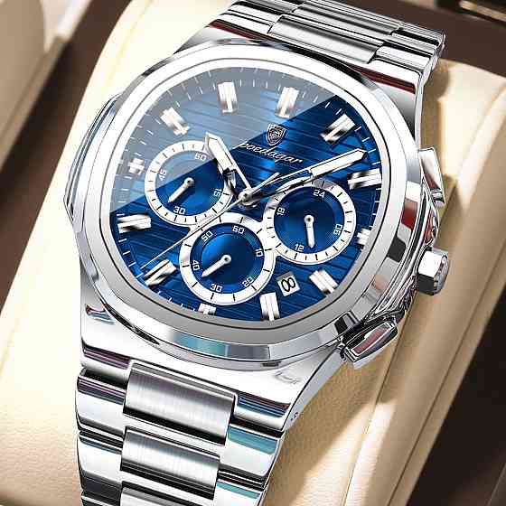 Часы мужские наручные Poedagar RiverWood Серебристый Киев