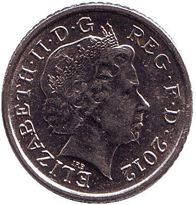 Монета 5 пенсів. 2012 рік, Великобританія. Полтава - фото 1