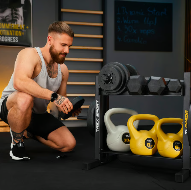 Стійка 2-рівнева для гантелей, дисків та гирь TX-045DR Киев - изображение 4