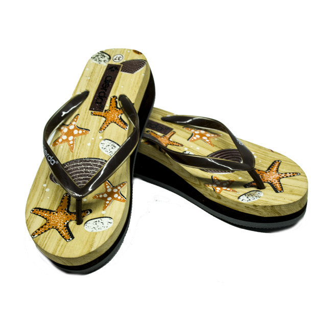 Вьетнамки купить платформа шлепанцы Морская звезда AIERDA (36,37,38,39,40,41)Коричневый W2506 Одесса - изображение 7