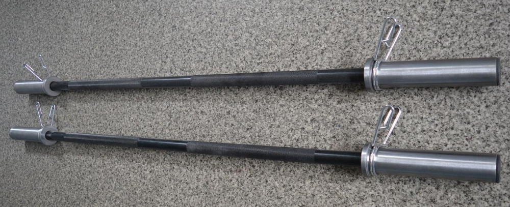 Гриф олимпийский 1.8 м с диаметром 50 мм Гантели, гири, штанги и диски вороненный на втулках Киев - изображение 1