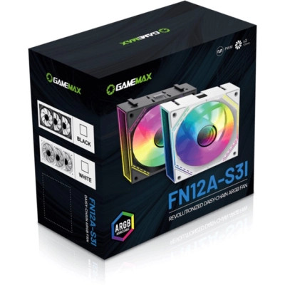 Кулер для корпуса Gamemax FN12A-S3I Винница - изображение 3
