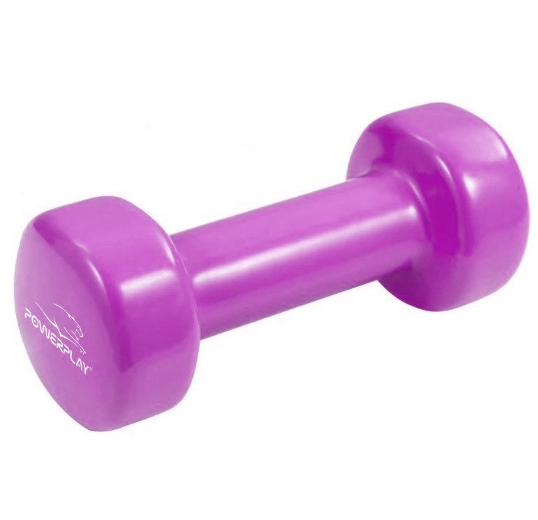 Гантель вінілова PowerPlay 4125 Achilles 0.5 кг. Рожева (1шт.) Кам'янське - фото 3