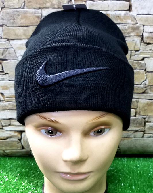 Шапка лопата стильная с отворотом Nike Originals Киев - изображение 1