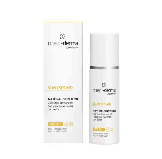 Тональний сонцезахисний крем Medi+derma Facial Cream SPF50 Photoprotection with color 30 мл Дніпро