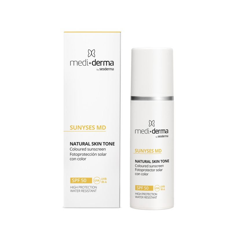 Тональний сонцезахисний крем Medi+derma Facial Cream SPF50 Photoprotection with color 30 мл Дніпро - фото 1