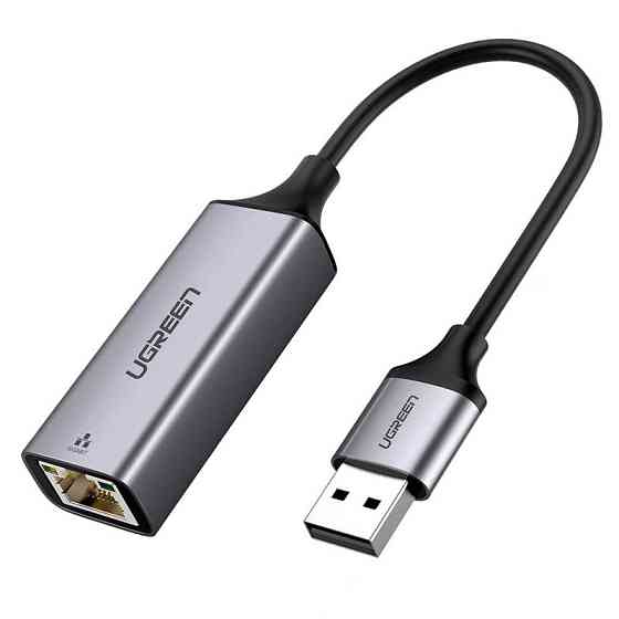 Зовнішня мережева карта / Мережевий адаптер USB 3.0 Gigabit Ethernet LAN RJ45 Ugreen 50922 (10/100/1000Mbps) Николаев