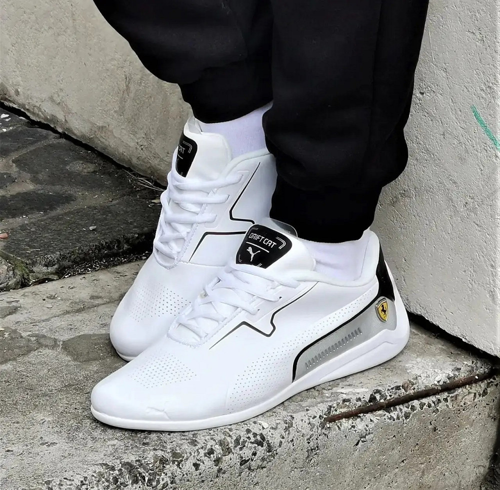 Кросівки Puma Білі Чоловічі Пума Авто Мото Шкіряні (розміри: 41,42,43,44) Дніпро - фото 9