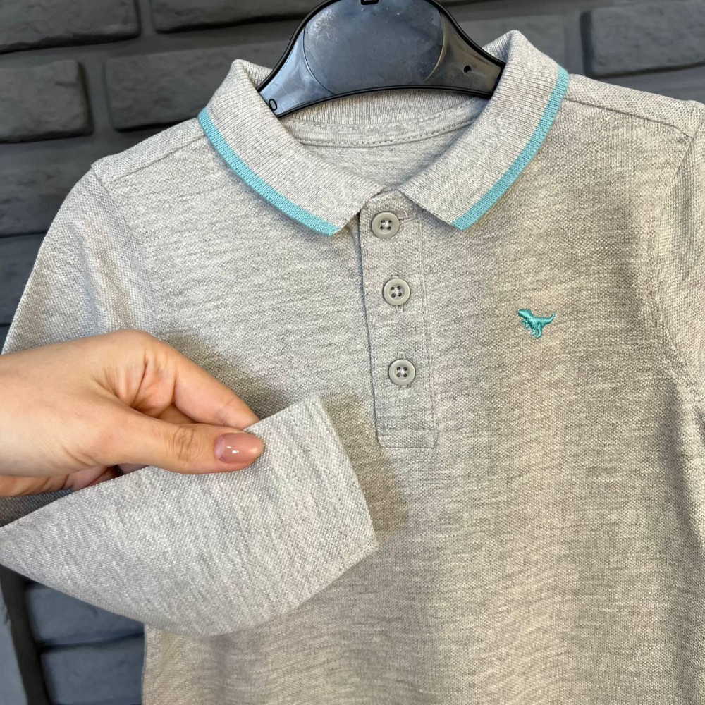 Дитяча Кофта Поло для Хлопчика George Сіра 12-18міс (80-86см) пакунок малюка Киев - изображение 2