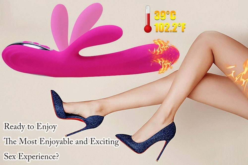 Вібратор - Joker Heating Double Vibrating Massage Stick Pink Sex Aura Київ - фото 2