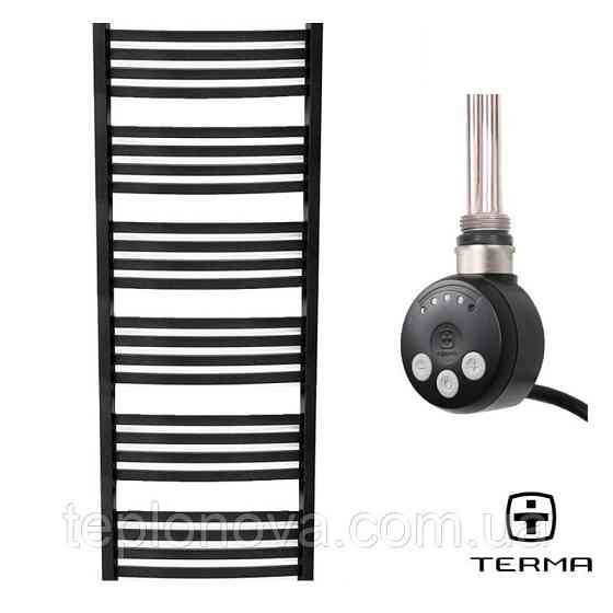 Електрична Рушникосушка Чорна Плоска 1460х500 Terma Dorota Чернівці
