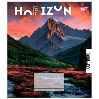 Тетрадь Yes Horizon nature 96 листов линия (767180) Винница - изображение 4