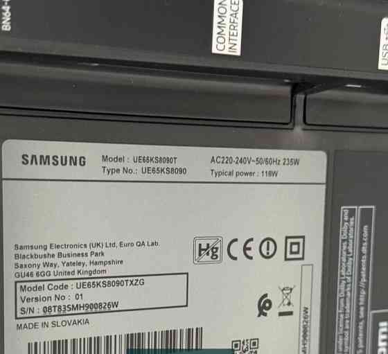 Телевізор Samsung Model: UE65KS8090T. Київ