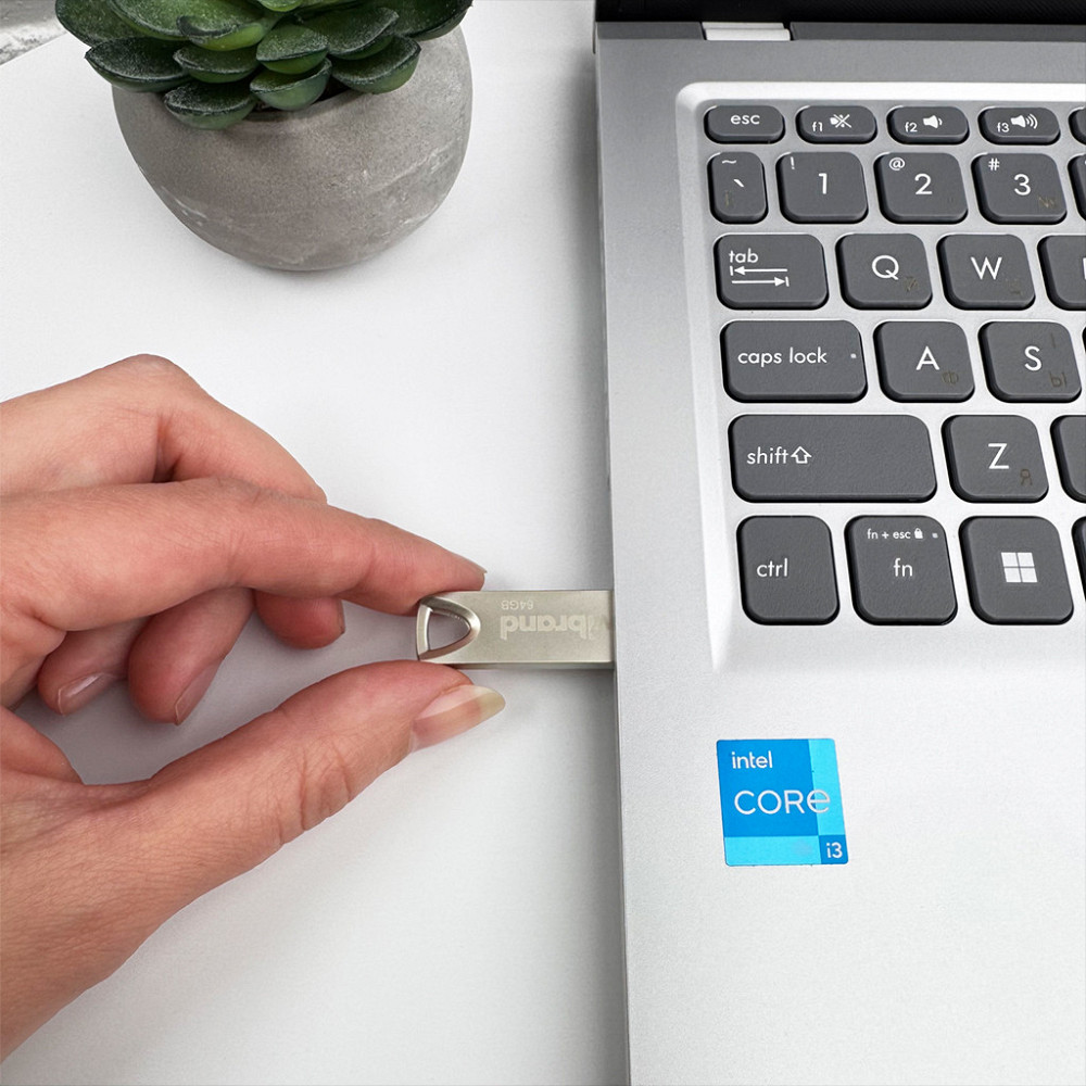 Флешка Wibrand 64ГБ Silver Київ - фото 3