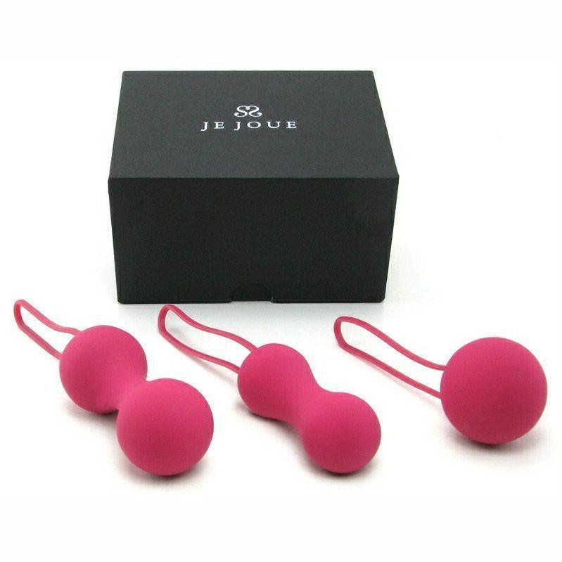 Набор вагинальных шариков Je Joue - Ami Fuchsia, диаметр 3,8-3,3-2,7см, вес 54-71-100гр + подарок косметичка Sex Aura Киев - изображение 5