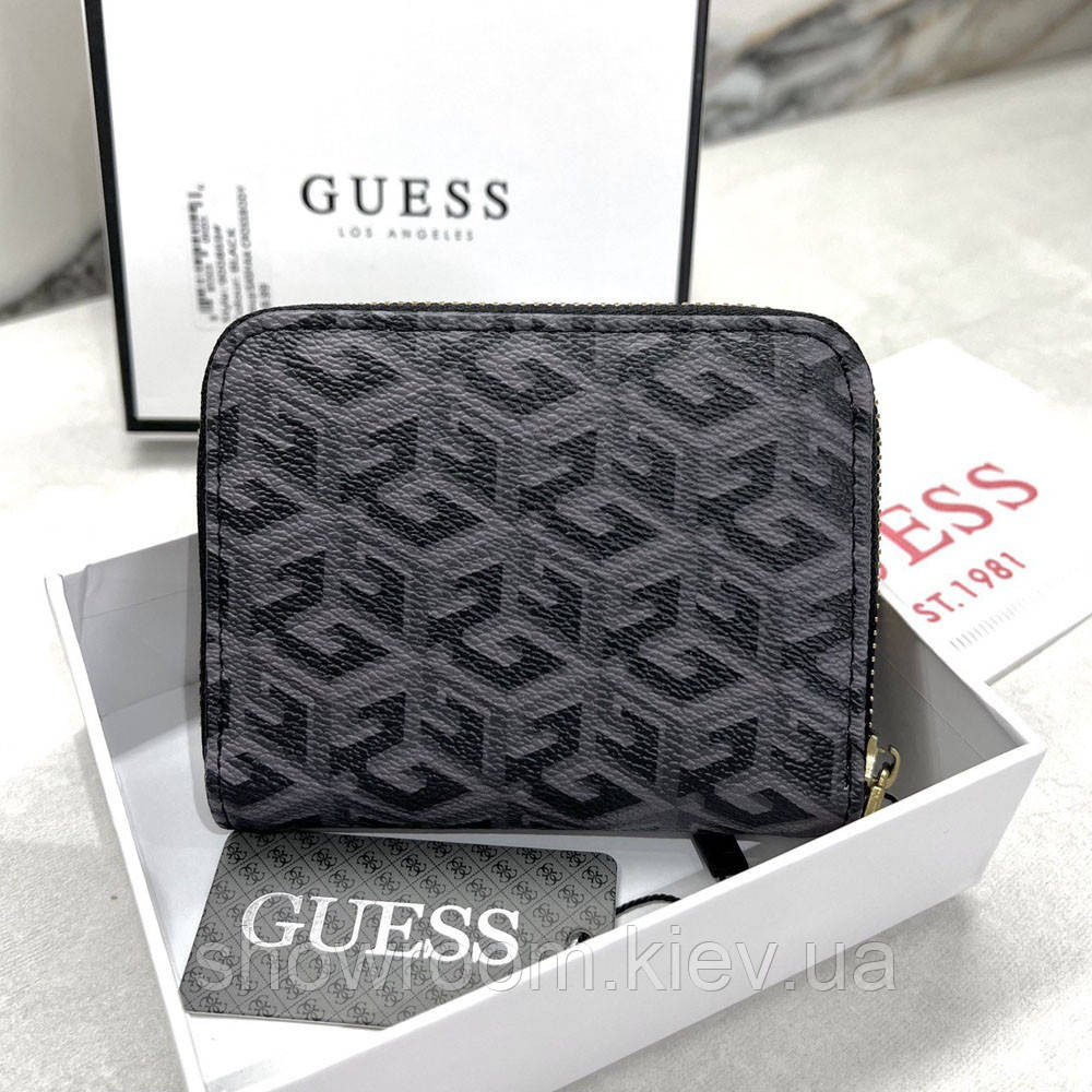 Жіночий маленький гаманець Guess (7594-1) grey Київ - фото 3