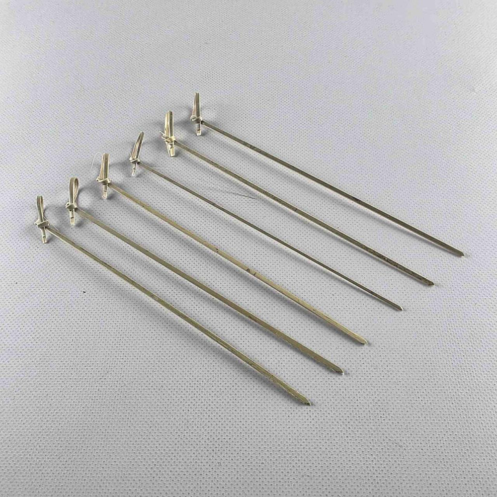 Бамбуковые деревянные шпажки с узелком 18см,100 шт (1 пачка) Харьков - изображение 1