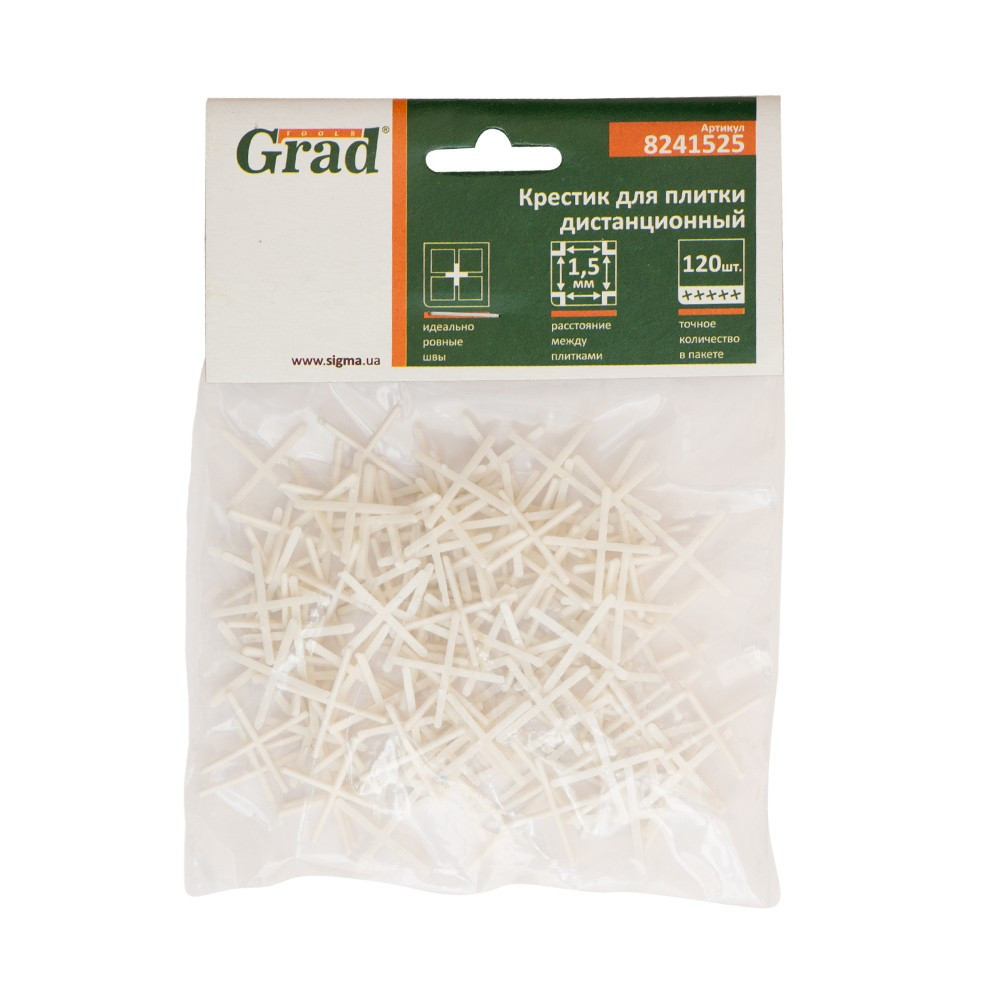 Крестик дистанционный для плитки 1.5мм 120шт GRAD (8241525) Киев - изображение 2