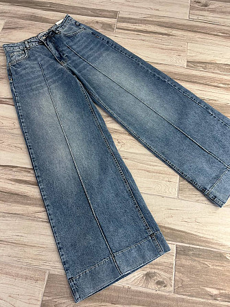 Джинсы женские Its Basic 3717-31 PALAZZO jeans свободные палаццо широкие клеш стрелка длинные светло Одесса - изображение 4