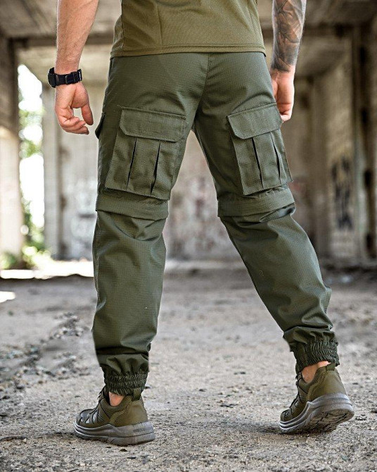 Тактические штаны шорты  джогеры MINISTERIUM  олива   ПП7807 Одесса - изображение 3