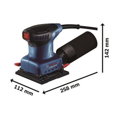 Шліфувальна машина Bosch GSS 140 A 220Вт, платформа 101х112, 28000кол/хв, 1.1кг (0.601.2A8.021) Вінниця - фото 3