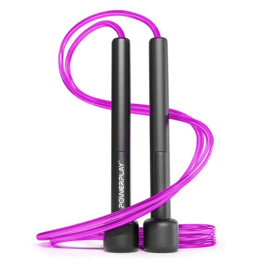Скакалка PowerPlay 4201 Basic Jump Rope Рожева (2,8m.) Каменское - изображение 1