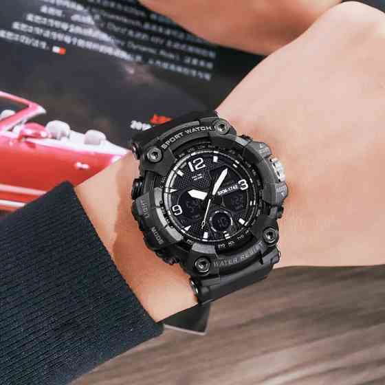 Чоловічий спортивний наручний годинник Skmei 1742 Hamlet (Чорний) Вінниця