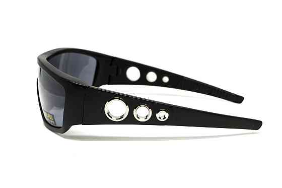 Окуляри захисні Global Vision Rivet (silver mirror) Anti-Fog, дзеркальні сірі Запоріжжя