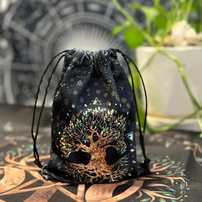 Мешок из велюра для карт Таро или рун 