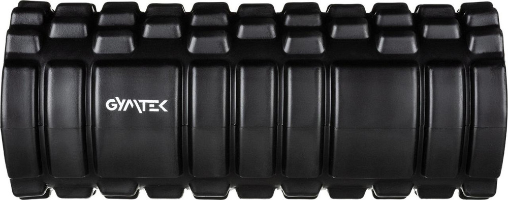 Массажный ролик Gymtek для йоги и фитнеса EVA 33*14см черный Киев - изображение 5