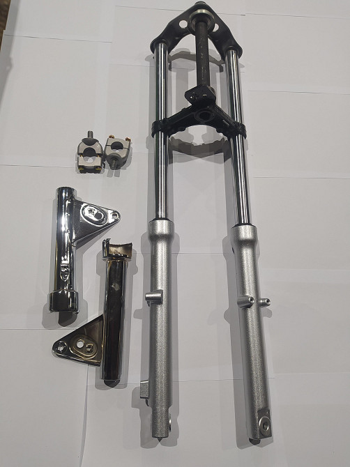 Вилка передня гідравлічна Delta (d-27mm) (внутр. пружина) KOMATCU Киев - изображение 1