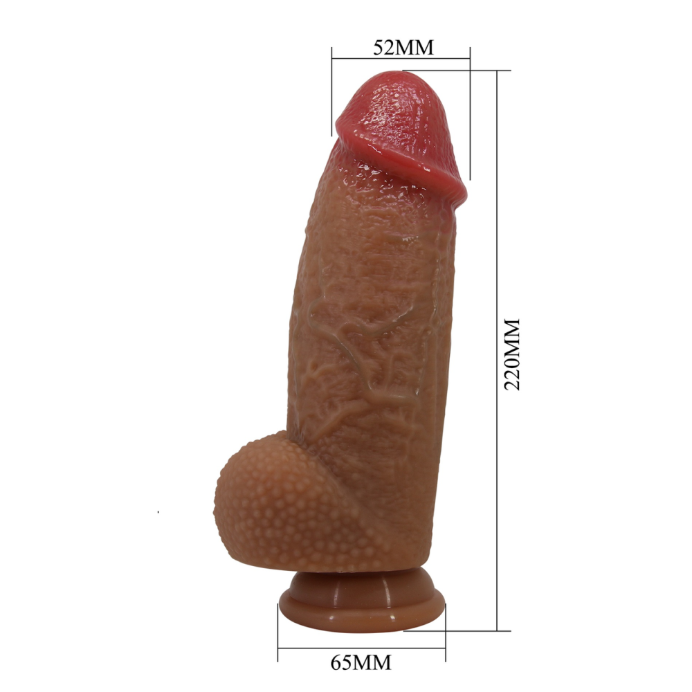 Силіконовий фалоімітатор на присосці PRETTY LOVE - Achille, BW-008130-1 Sex Aura Київ - фото 6