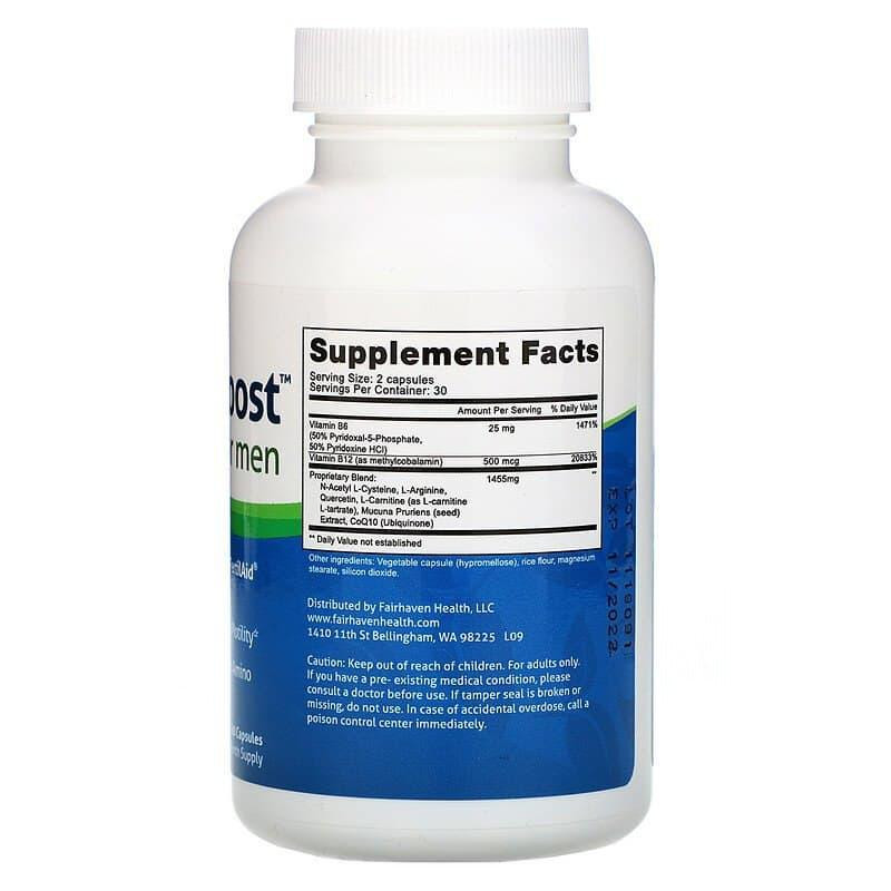 Комплекс Fairhaven Health MotilityBoost for Men, 60 капсул Киев - изображение 4