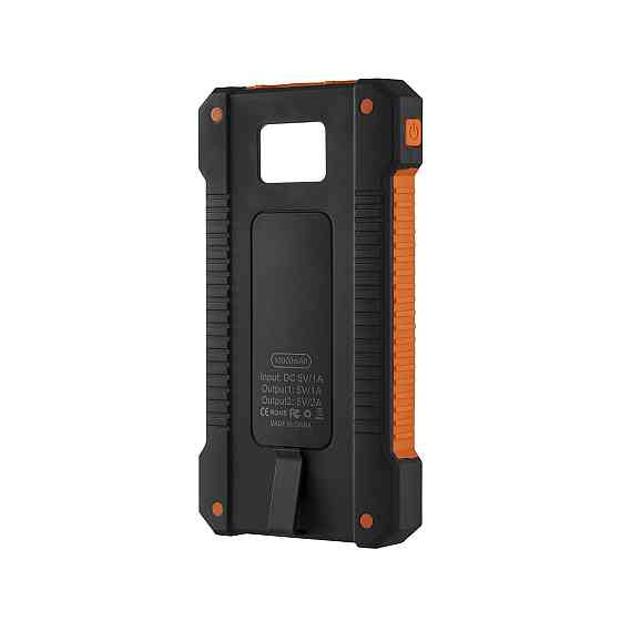УМБ PowerBank с солнечной панелью, повербанк КВАНТ SC18 10000mAh Киев