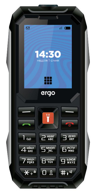 Мобільний телефон ERGO E182 Dual Sim Black (7216418) Київ - фото 1