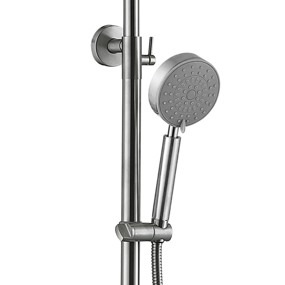 Душевая система для кабины Lidz Wind 1363 двухвентильный на два потребителя LDWIN1363NKS43389 Nickel Киев - изображение 4