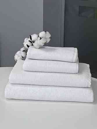 Комплект махрових рушників Ideal Textile 2 шт (50х90см+70х140см) білий 600 г/м2 (56861202) Чернівці