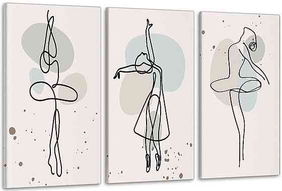 Модульна картина у вітальню/ спальню    Балерина     ART-179_3A Київ